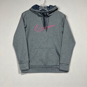 Nike Dri-Fit Just Do IT. Hoodie Women’s Gray/Pink Size XS